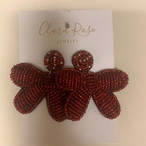 New, Clara Rose beaded earrings